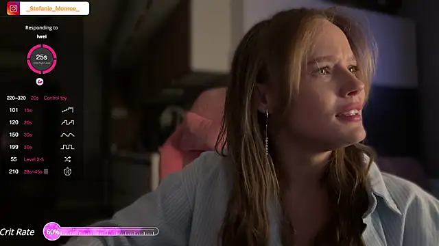 Snapshot of _Stefanie_Collins_ chatting on January 2025 07:09:02 PM Stefanie Collins online show from January 2025 07:09:02 PM