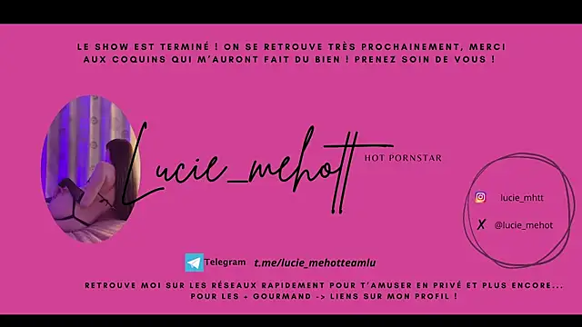 lucie mehott online show from February 2025 09:09:01 PM