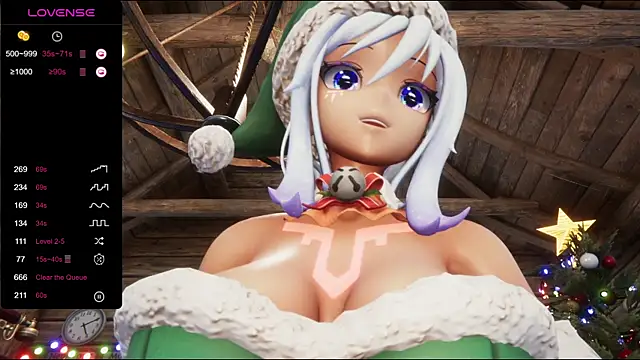 ElfieLove online show from December 2024 06:23:02 PM