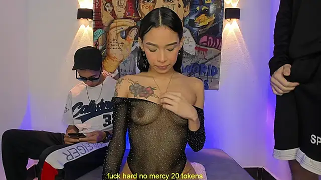 Snapshot of Threesome-no-mercy chatting on October 2025 01:19:01 PM Threesome-no-mercy online show from October 2025 01:19:01 PM