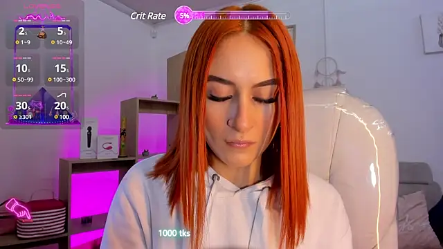 Snapshot of Tiarha chatting on January 2025 04:48:01 AM Tiarha online show from January 2025 04:48:01 AM