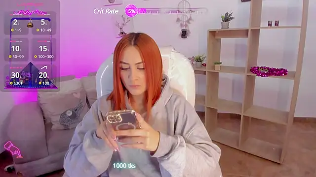 Snapshot of Tiarha chatting on February 2025 04:38:02 AM Tiarha online show from February 2025 04:38:02 AM