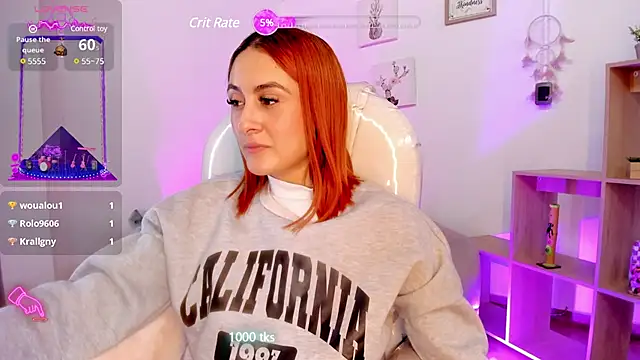 Snapshot of Tiarha chatting on February 2025 10:47:02 AM Tiarha online show from February 2025 10:47:02 AM