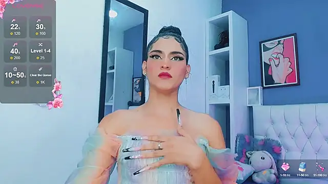 valentina princess  online show from March 2025 01:18:01 PM