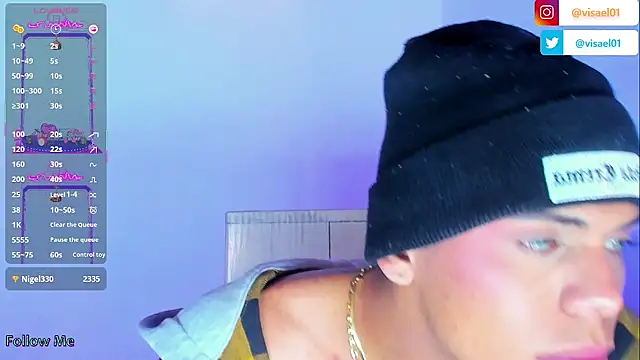 Snapshot of visaelX chatting on March 2025 05:29:01 PM visaelX online show from March 2025 05:29:01 PM