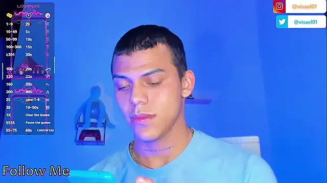 Snapshot of visaelX chatting on March 2025 11:17:01 AM visaelX online show from March 2025 11:17:01 AM