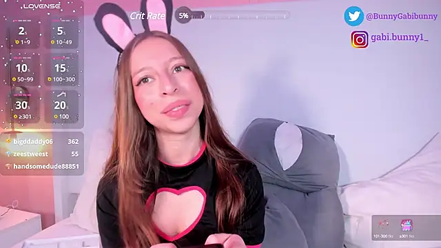 gabi bunny online show from December 2024 04:25:01 PM