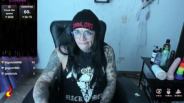 Goth ink online show from March 2025 04:43:01 AM