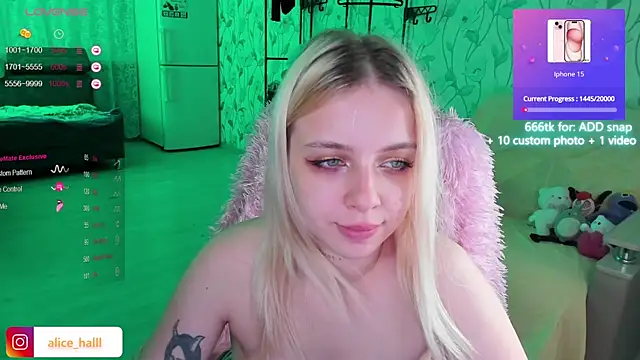 Alice Halle online show from December 2024 11:52:02 AM