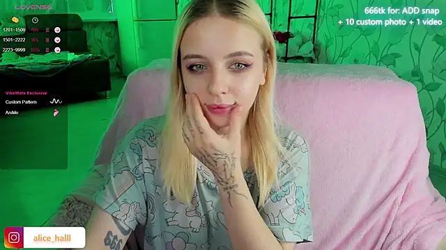 Alice Halle online show from December 2024 04:45:01 AM