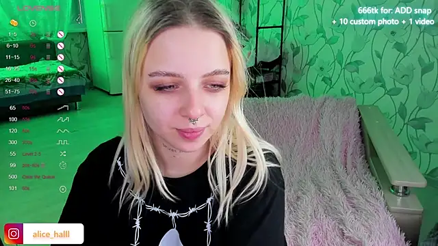 Alice Halle online show from January 2025 07:23:01 AM