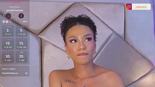 Snapshot of Nahomi_King chatting on February 2025 07:23:01 PM Nahomi King online show from February 2025 07:23:01 PM