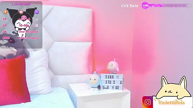 Violettbloss online show from September 2025 03:10:01 AM