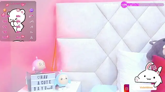 Violettbloss online show from October 2025 03:10:02 AM