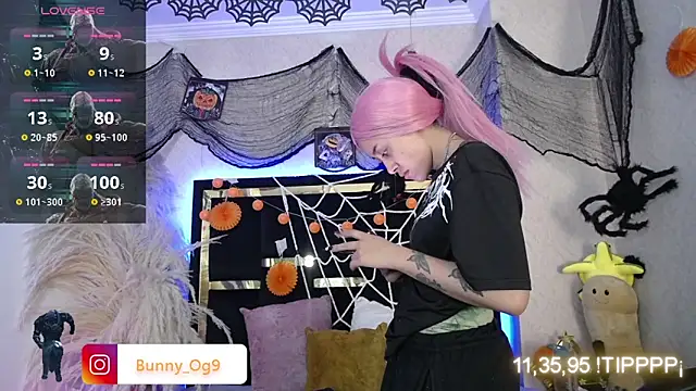 Bunny O online show from October 2025 08:22:02 PM