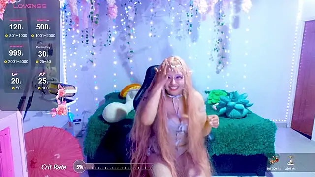 Snapshot of MilkyXSakura chatting on December 2024 10:30:01 AM MilkyXSakura online show from December 2024 10:30:01 AM