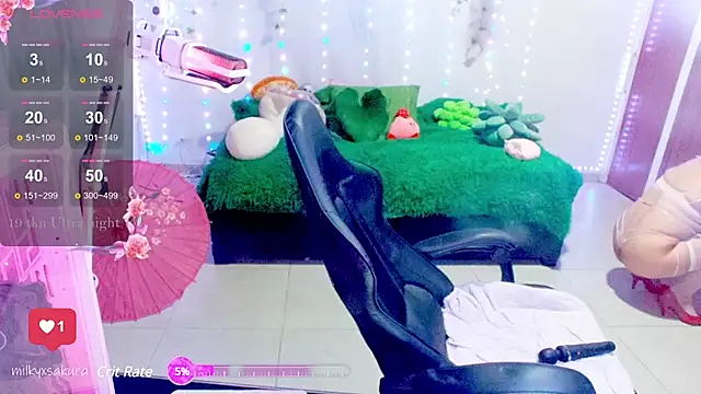 Snapshot of MilkyXSakura chatting on February 2025 03:10:02 AM MilkyXSakura online show from February 2025 03:10:02 AM