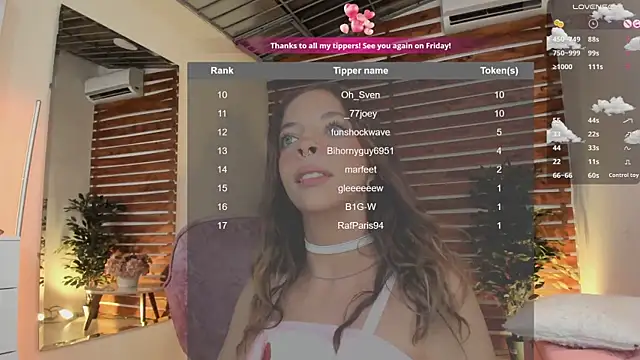 Sapphire Venuss online show from March 2025 10:54:01 PM