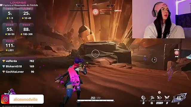 Alice woodville online show from February 2025 09:37:01 PM