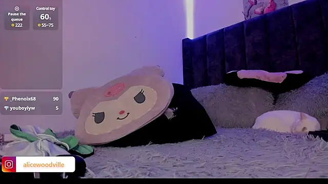 Alice woodville online show from February 2025 10:31:02 PM