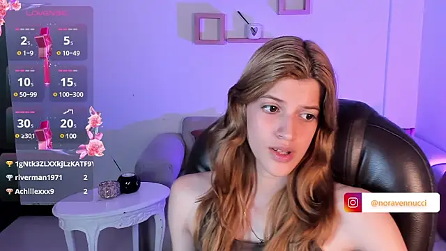 Nora Vennucci online show from February 2025 11:50:01 PM