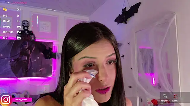 Snapshot of Sammyblaer chatting on October 2025 09:11:01 PM Sammyblaer online show from October 2025 09:11:01 PM