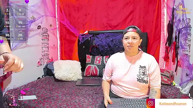 Snapshot of katieeandsharonn chatting on October 2025 01:11:02 PM katieeandsharonn online show from October 2025 01:11:02 PM