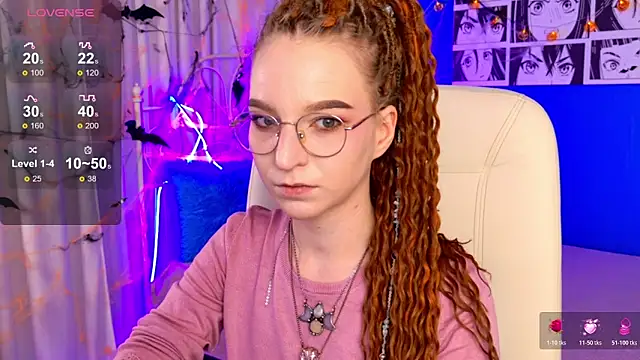 VioletShine online show from October 2025 01:01:01 PM