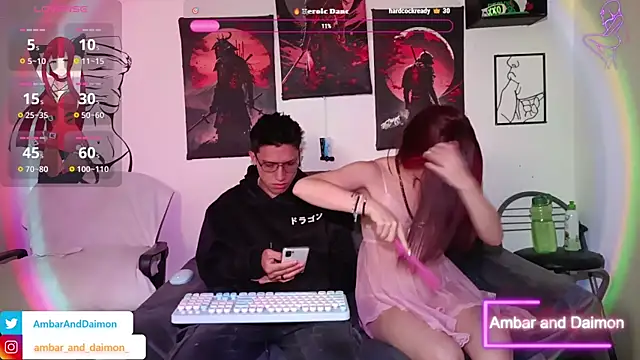 Ambar and daimon  online show from September 2025 06:13:02 PM