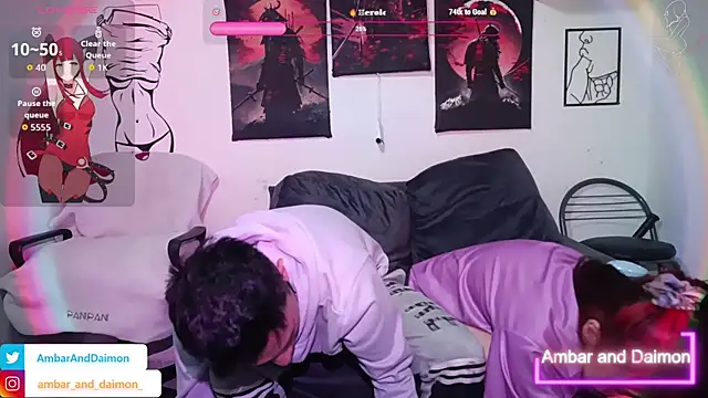 Ambar and daimon  online show from October 2025 05:13:01 AM