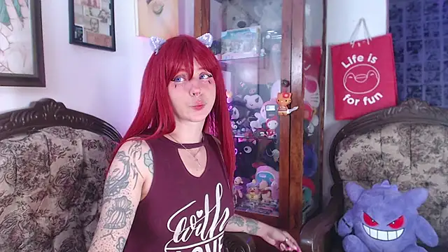 Snapshot of AriYokai chatting on October 2025 03:05:01 AM AriYokai online show from October 2025 03:05:01 AM