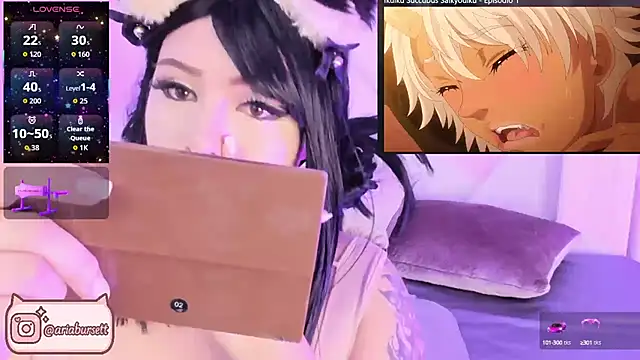 Snapshot of AriaBursett chatting on October 2025 04:41:01 PM AriaBursett online show from October 2025 04:41:01 PM