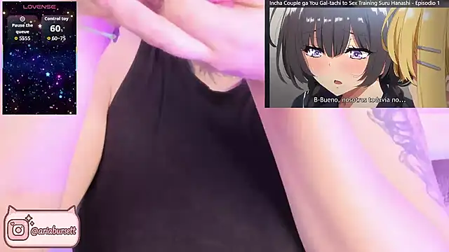 Snapshot of AriaBursett chatting on October 2025 04:09:01 PM AriaBursett online show from October 2025 04:09:01 PM