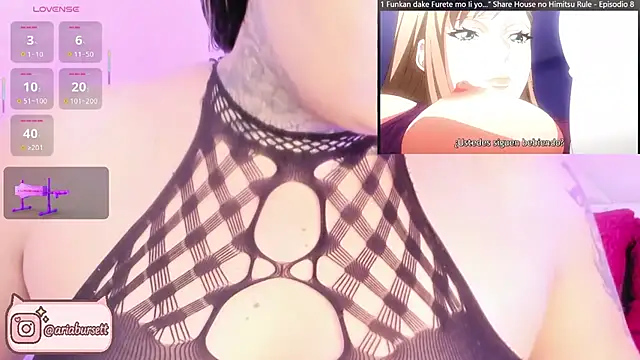 Snapshot of AriaBursett chatting on October 2025 05:01:01 PM AriaBursett online show from October 2025 05:01:01 PM