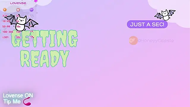 HoneyyCeleste online show from October 2025 07:58:02 PM