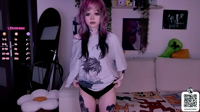 Snapshot of Lollyshy chatting on October 2025 01:00:02 PM Lollyshy online show from October 2025 01:00:02 PM