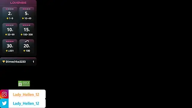 LADY HELLEN online show from December 2024 09:06:02 PM