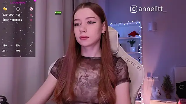 Snapshot of Annelitt chatting on January 2025 07:21:01 PM Annelitt online show from January 2025 07:21:01 PM