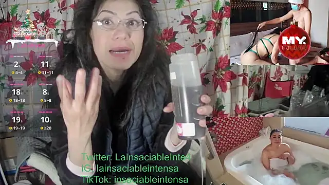 LaInsaciableIntensa online show from January 2025 01:03:02 PM