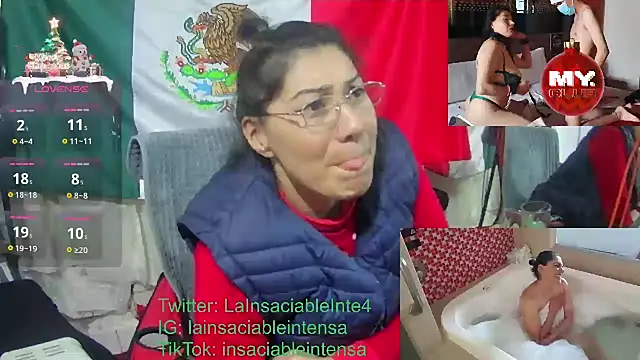 LaInsaciableIntensa online show from January 2025 10:20:02 PM