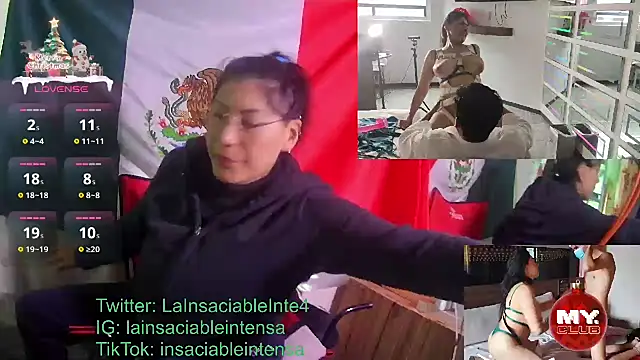 LaInsaciableIntensa online show from January 2025 10:41:01 PM