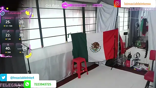 Snapshot of LaInsaciableIntensa chatting on October 2025 02:07:01 PM LaInsaciableIntensa online show from October 2025 02:07:01 PM