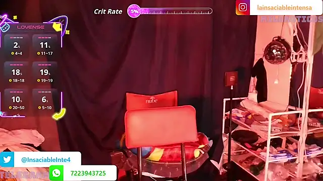 Snapshot of LaInsaciableIntensa chatting on October 2025 02:45:01 AM LaInsaciableIntensa online show from October 2025 02:45:01 AM