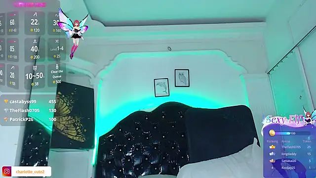 cute charlotte  online show from December 2024 07:55:01 AM