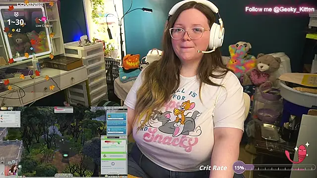 Geeky Kitten online show from October 2025 01:23:01 PM