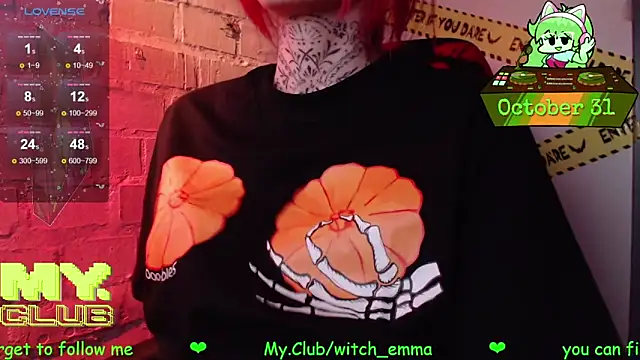 Snapshot of Witch_Emma chatting on October 2025 10:27:01 AM Witch Emma online show from October 2025 10:27:01 AM