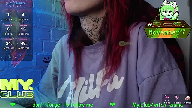 Snapshot of Witch_Emma chatting on November 2025 10:26:01 AM Witch Emma online show from November 2025 10:26:01 AM