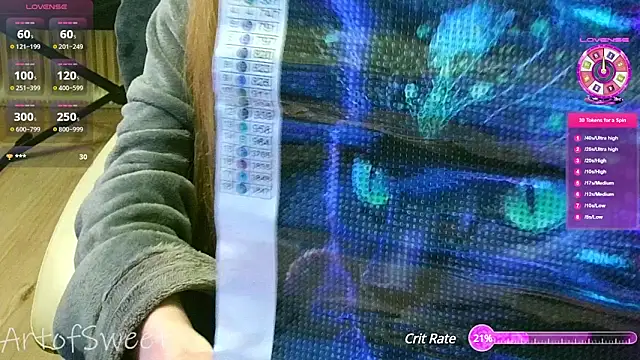 Snapshot of ArtofSweet chatting on January 2025 08:29:01 PM ArtofSweet online show from January 2025 08:29:01 PM