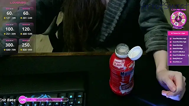 Snapshot of ArtofSweet chatting on September 2025 07:58:02 PM ArtofSweet online show from September 2025 07:58:02 PM