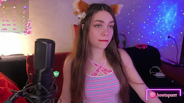 Snapshot of How2Meow chatting on February 2025 05:21:01 PM How2Meow online show from February 2025 05:21:01 PM